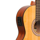 Stagg SCL70 classical guitar with spruce top and preamp, natural colour