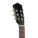 Stagg 4/4 classical guitar with linden top, black