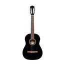 Stagg 4/4 classical guitar with linden top, black