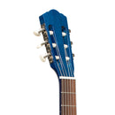 Stagg 4/4 classical guitar with linden top, blue