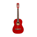 Stagg 4/4 classical guitar with linden top, red