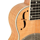 Gold Tone Tenor-scale curly maple resonator ukulele with bag