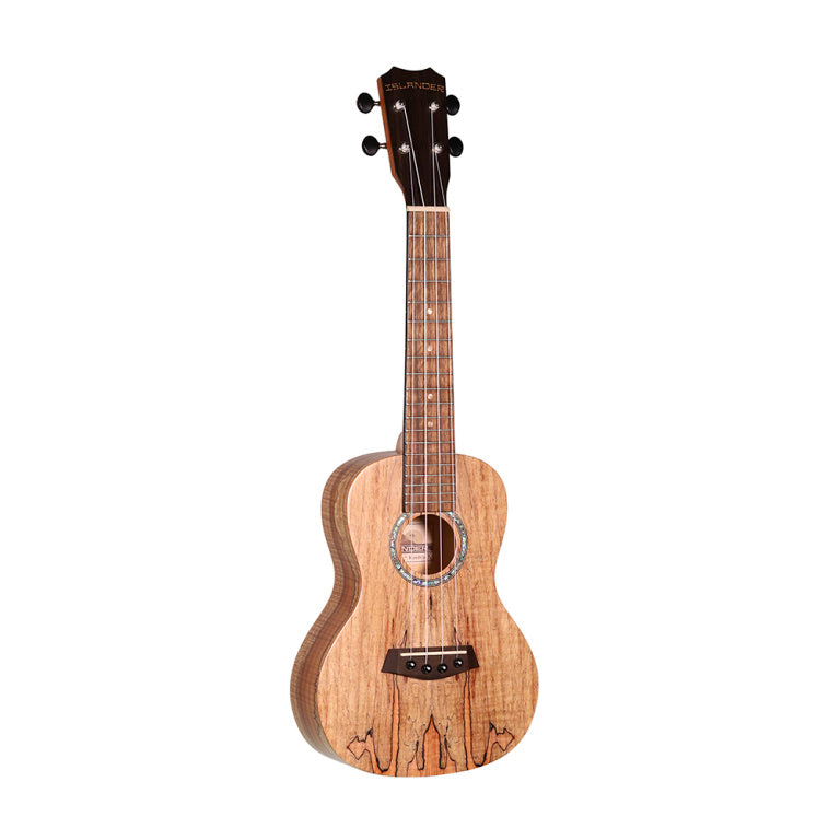 Islander Traditional concert ukulele with spalted maple top