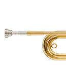 Stagg Eb Fanfare Trumpet Cavalry, body in brass - clear lacquered