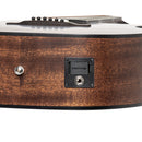 JN Guitars Cutaway acoustic-electric dreadnought guitar with solid mahogany top, Dovern series