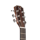 JN Guitars Acoustic-electric parlor guitar with solid mahogany top, Dovern series