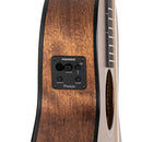 JN Guitars Acoustic-electric parlor guitar with solid mahogany top, Dovern series