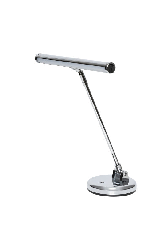 Stagg Chrome battery-powered or mains-operated LED piano or desk lamp - Chrome