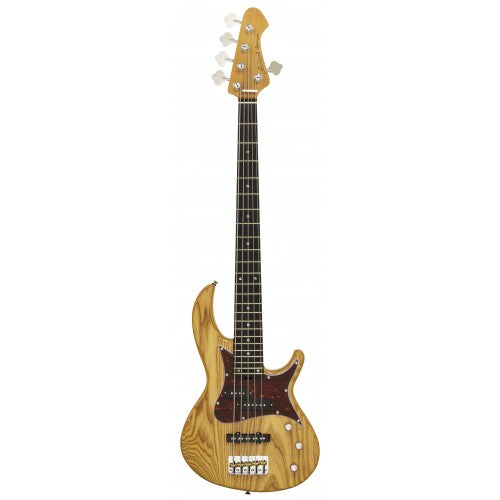 Aria Bass Guitar - 313 MK2/5 Detroit - Open-Pore Natural