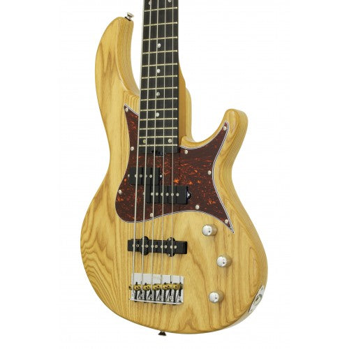 Aria Bass Guitar - 313 MK2/5 Detroit - Open-Pore Natural