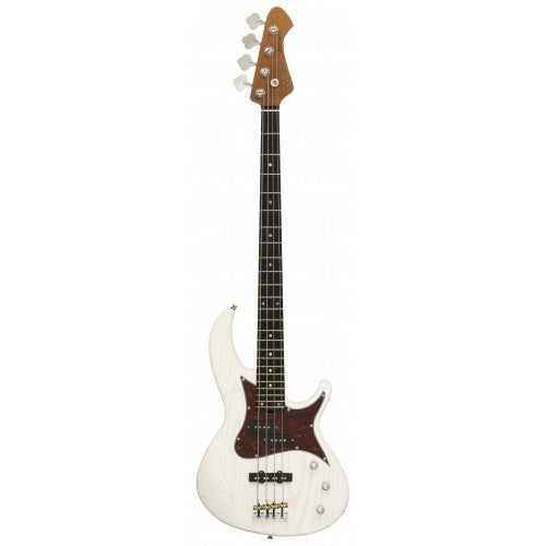 Aria Bass Guitar - 313 MK2 Detroit - Open-Pore White