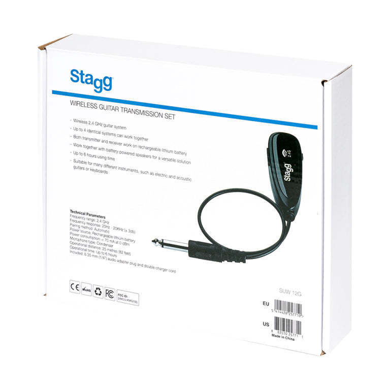 Stagg Wireless guitar transmission set (with transmitter and receiver)