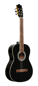 Stagg SCL60 classical guitar with spruce top, black