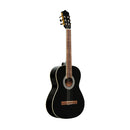 Stagg SCL60 classical guitar with spruce top, black