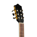 Stagg SCL60 classical guitar with spruce top, black