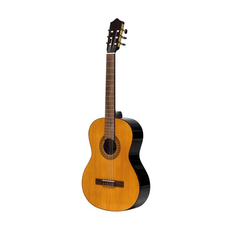 Stagg SCL60 classical guitar with spruce top, natural colour, left-handed model