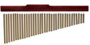 Stagg Pipe chimes, single row, 36 bars, with mounting bracket and striker