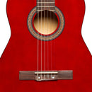 Stagg 3/4 classical guitar with linden top, red