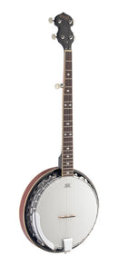Stagg 5-string Bluegrass Banjo Deluxe w/ metal pot - high gloss finish