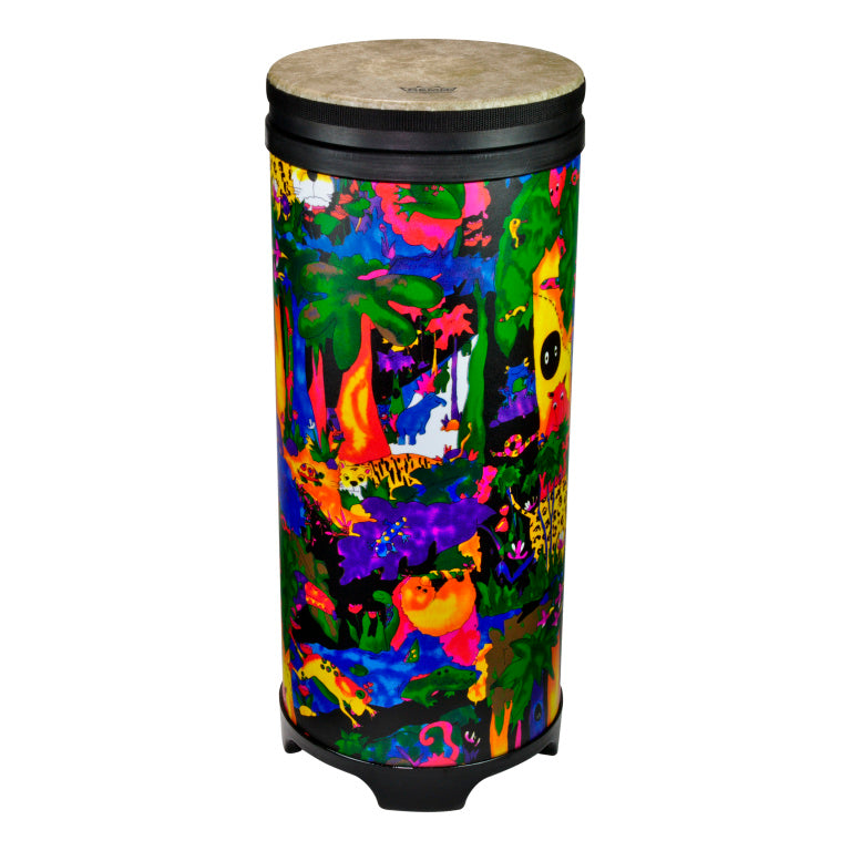 Remo 10" Kids Percussion® Tubano® Drum Fliptop®, Rain Forest finish