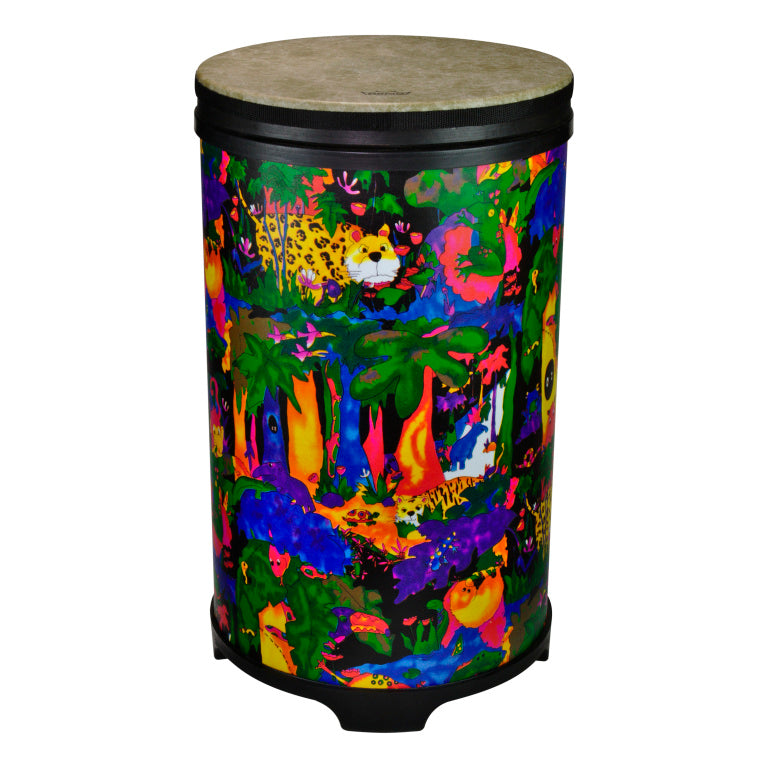 Remo 14" Kids Percussion® Tubano® Drum Fliptop®, Rain Forest finish