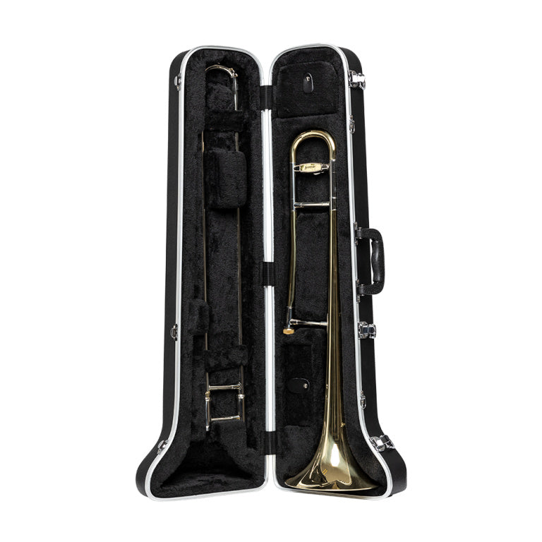 Stagg ABS Case for Trombone w/ 3 compartments for small accessories
