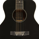 JN Guitars Acoustic travel guitar with solid spruce top, Bessie series - Black