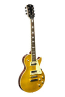 Stagg Standard Series, electric guitar with solid Mahogany body archtop - Gold