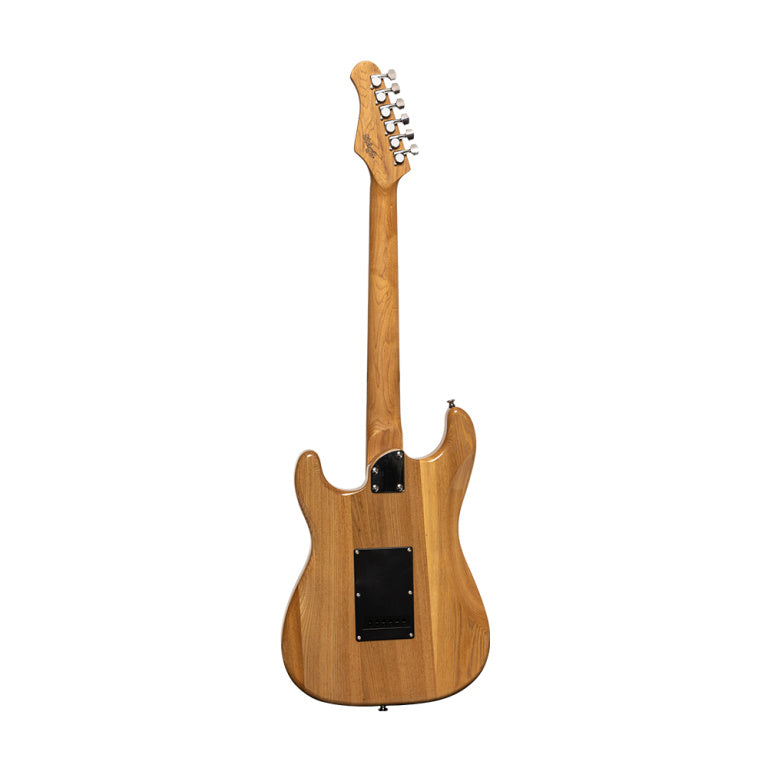 Stagg Electric guitar with solid alder body - Natural