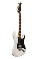 Stagg Electric guitar with solid alder body - White Blond