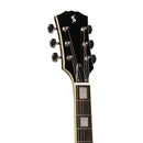 Stagg Standard Series, electric guitar with solid Mahogany body archtop - Black