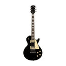 Stagg Standard Series, electric guitar with solid Mahogany body archtop - Black