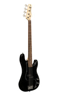 Stagg Standard "P" electric bass guitar - Black (High Gloss)