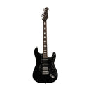 Stagg Electric guitar with solid alder body - Black