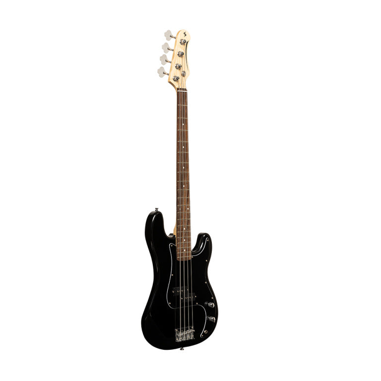 Stagg Standard "P" electric bass guitar - Black (High Gloss)