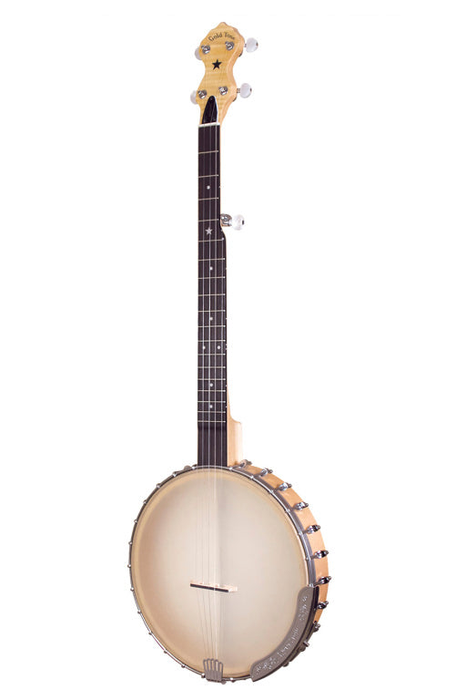 Gold Tone Cripple Creek C.Carlin Banjo - Left Hand + Bag