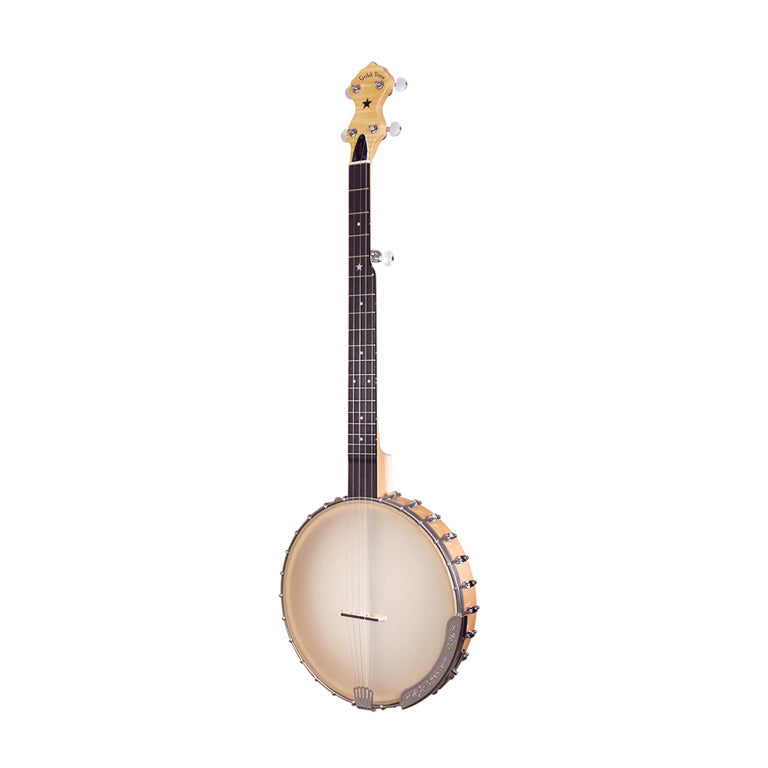 Gold Tone Cripple Creek C.Carlin Banjo - Left Hand + Bag