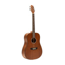 Stagg Acoustic dreadnought guitar, sapele, natural finish