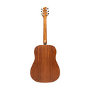Stagg Acoustic dreadnought guitar, sapele, natural finish