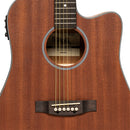 Stagg Electro-acoustic dreadnought guitar with cutaway - Natural