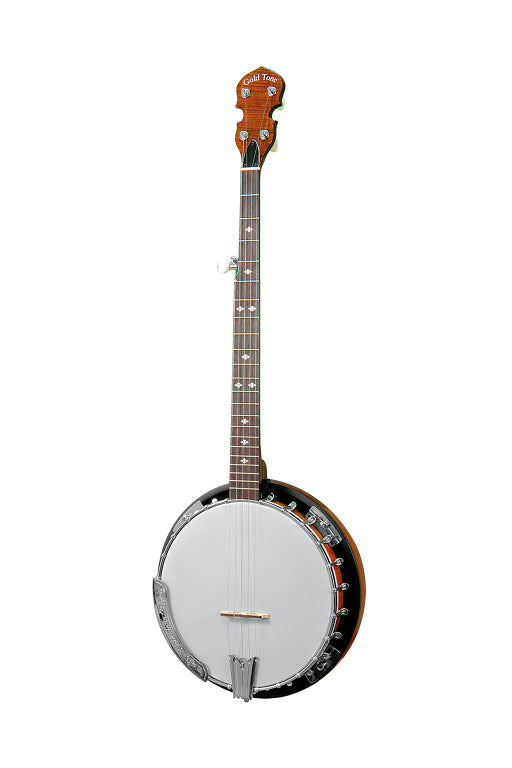 Gold Tone Cripple Creek RESO Left Hand Banjo + Bag