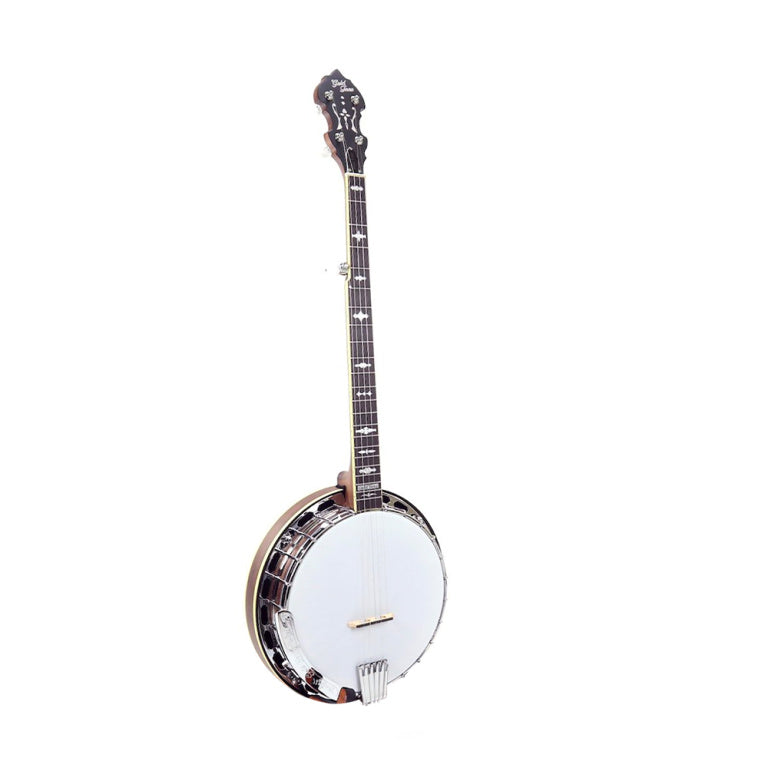 Gold Tone 5-string bluegrass banjo, wide neck, with case