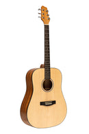Stagg Acoustic dreadnought guitar, spruce, natural finish