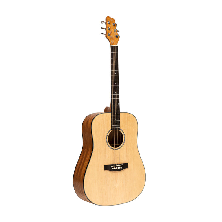 Stagg Acoustic dreadnought guitar, spruce, natural finish