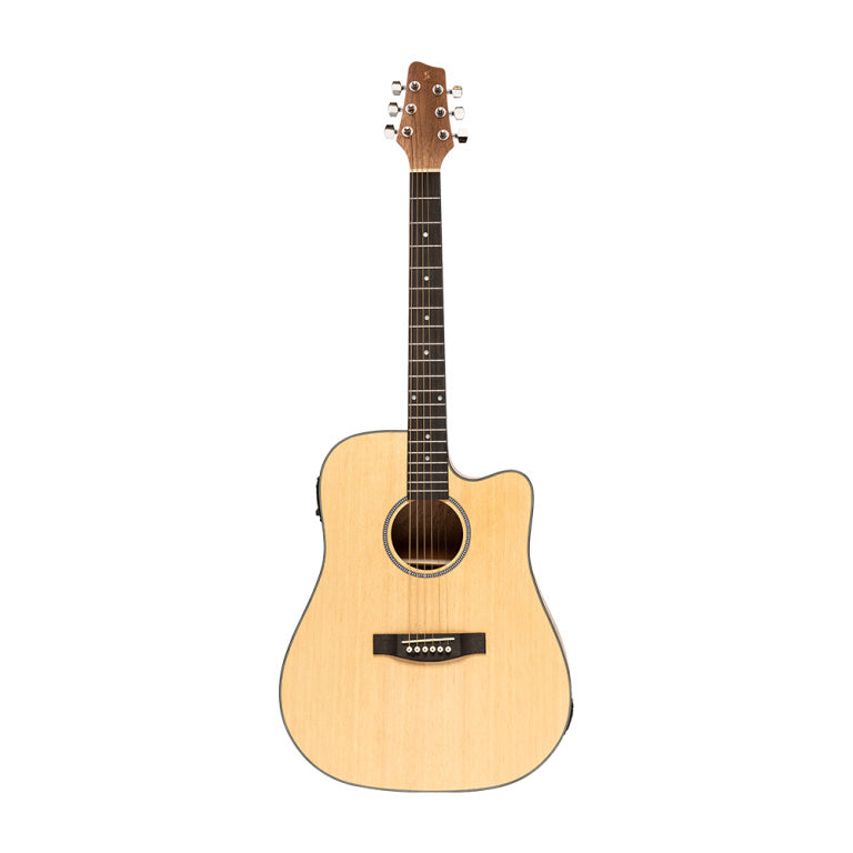 Stagg Electro-acoustic dreadnought guitar with cutaway