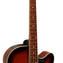 Gold Tone Mandocello guitar with pickup and case