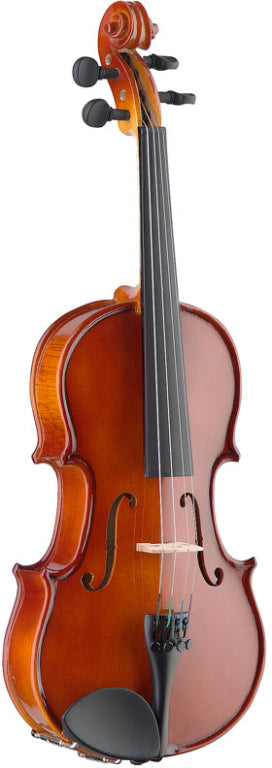 Stagg 1/2 solid maple violin with ebony fingerboard and standard-shaped soft case