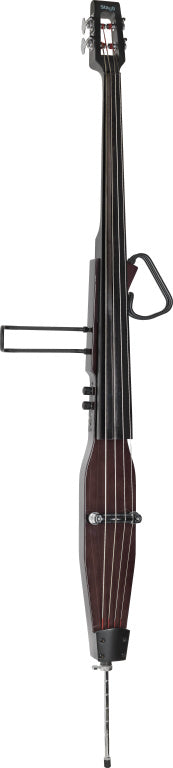 Stagg 3/4 electric double bass with gigbag, dark brown