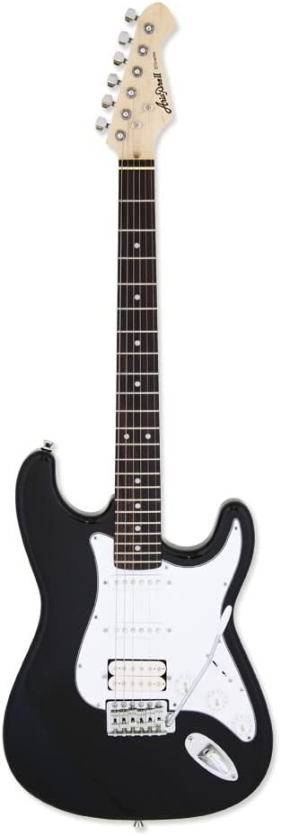 Aria Electric Guitar - STG 004 Left Handed - Black