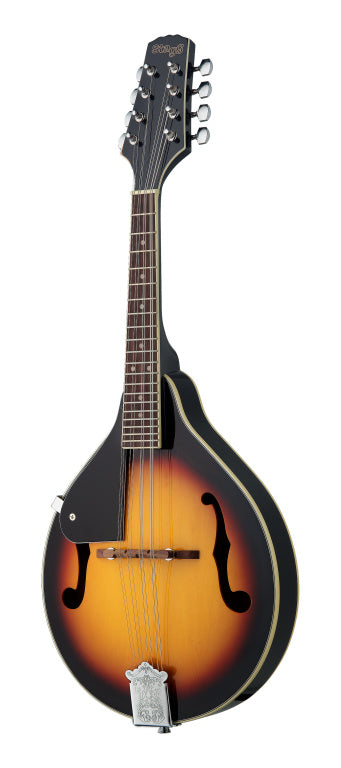 Stagg Bluegrass Mandolin with basswood top, left-handed model - Violinburst